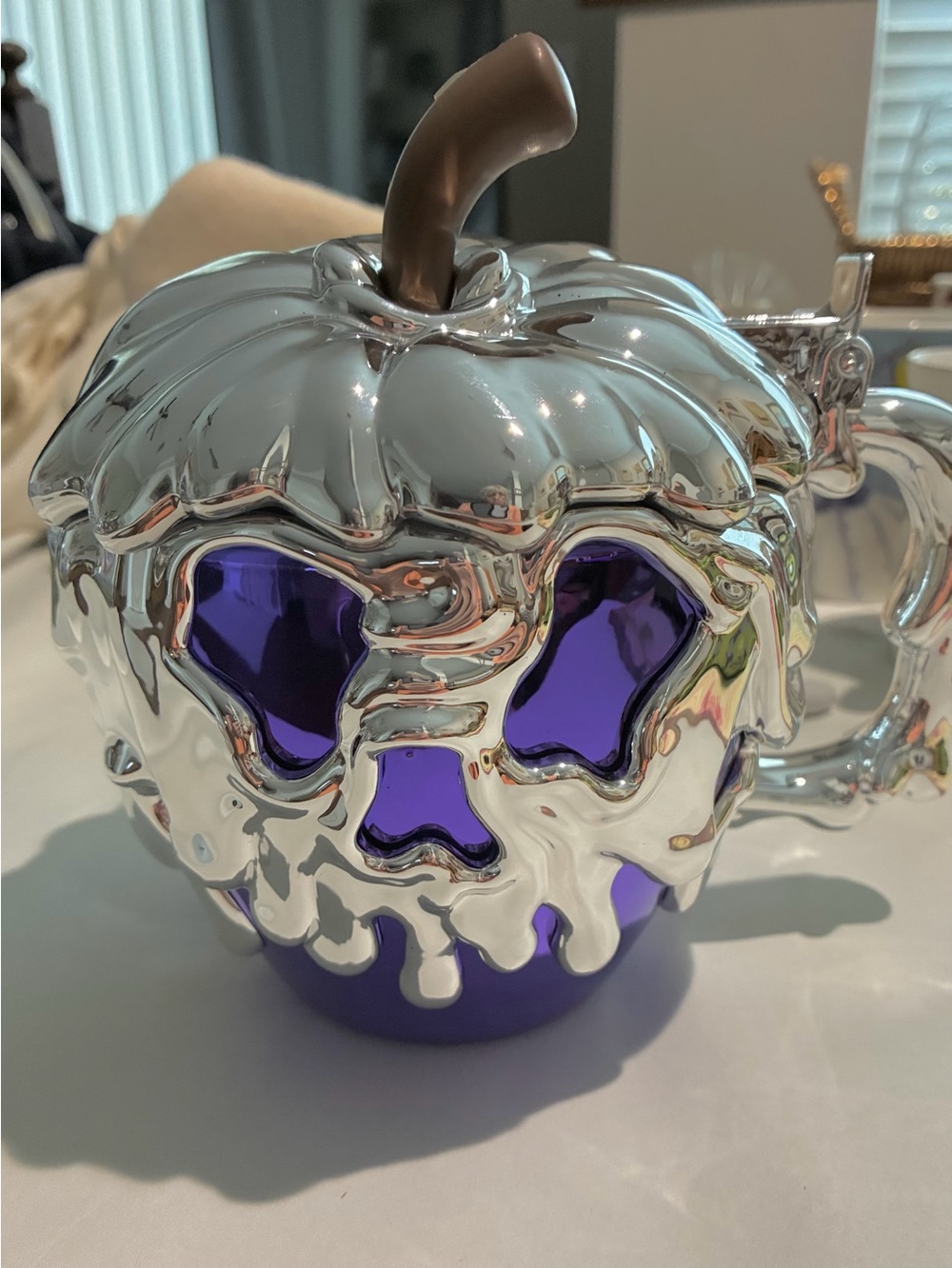 Disney Plastic Skull Mug. Shiny and New.